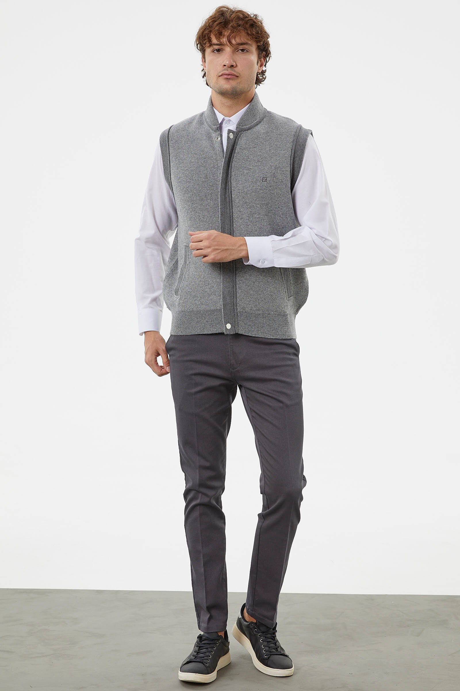 Dark grey 2025 sweater vest